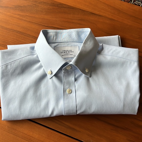 Charles Tyrwhitt Shirts Charles Tyrwhitt Luxury Mens Noniron Dress Shirt Poshmark